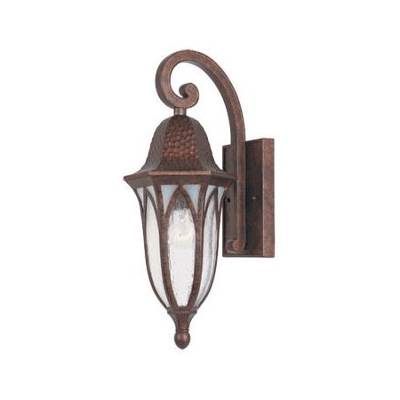 Designers Fountain Burnished Antique Copper One Light 7 Cast Aluminum Wall Lantern" 20611-BAC